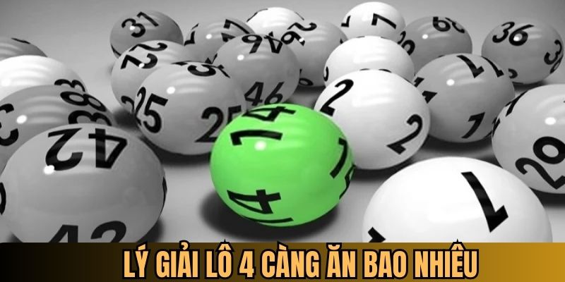 Tìm hiểu về lô 4 càng ăn bao nhiêu